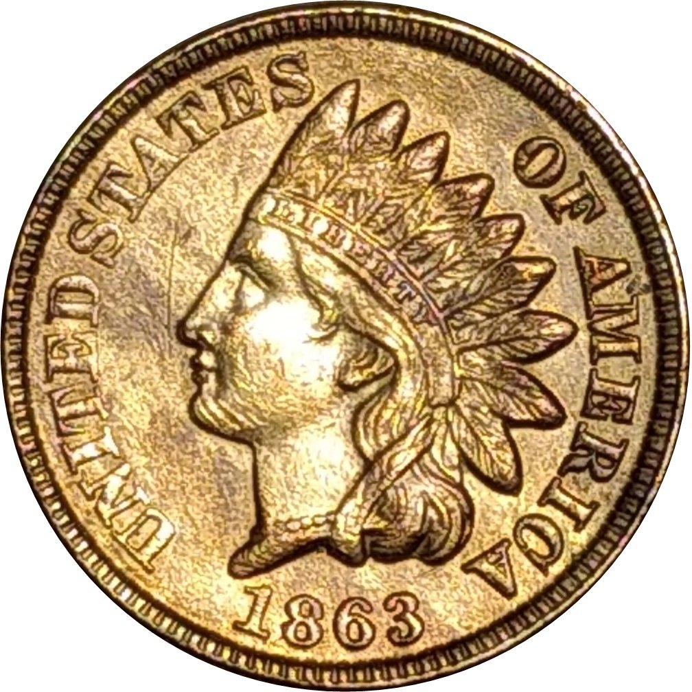 1863-Indian-Head-Cent-#m1